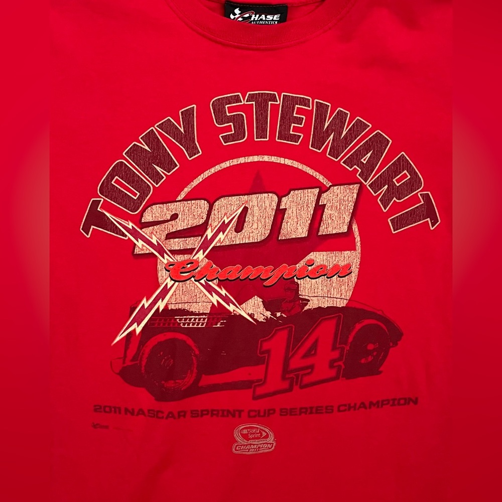 Chase Authentics  red NASCAR Shirt racing size medium M - Picture 3 of 7